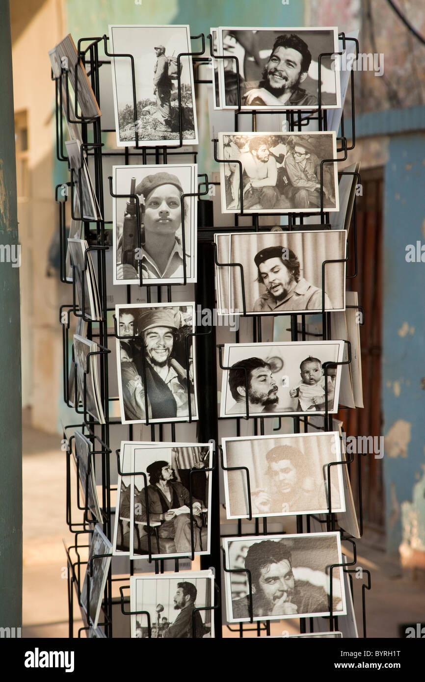 Cuba. Postcards of Che Guevara. Stock Photo
