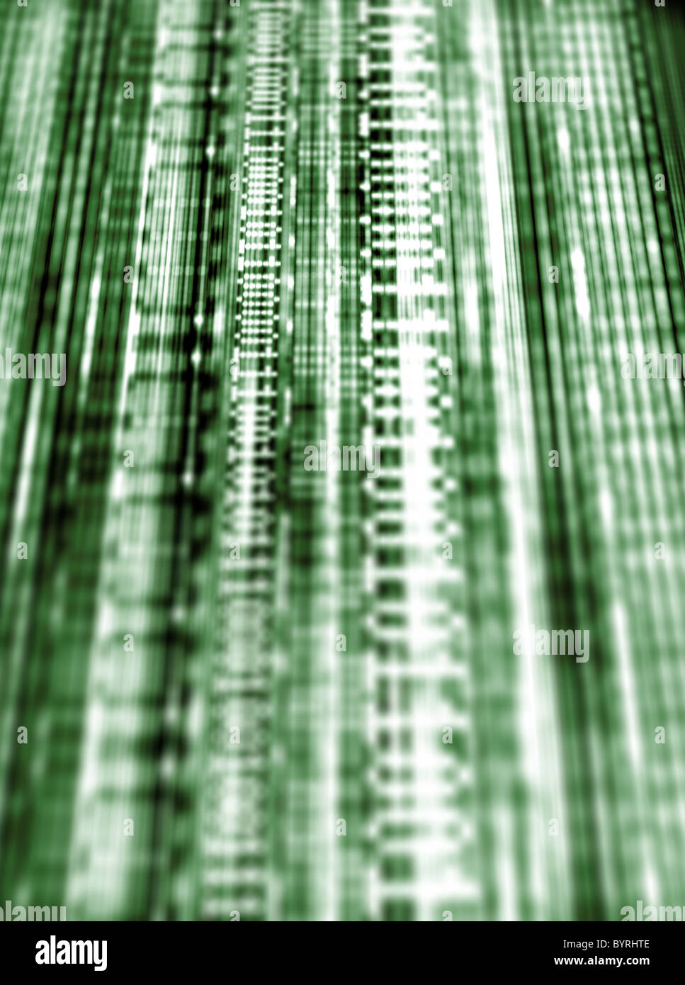 binary code representing online usage, data streams Stock Photo