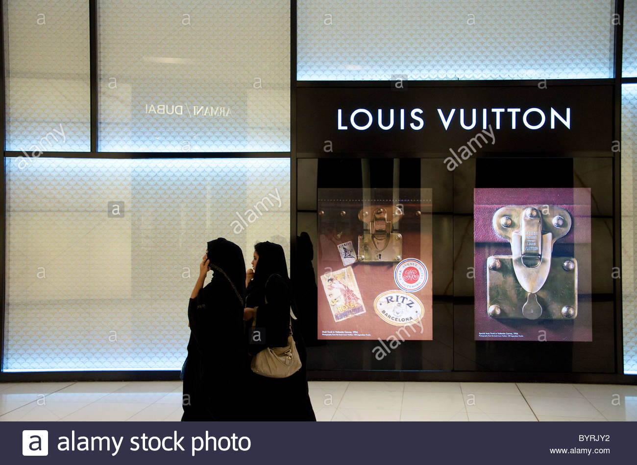 Louis Vuitton store in Dubai Mall in Dubai United Arab Emirates UAE