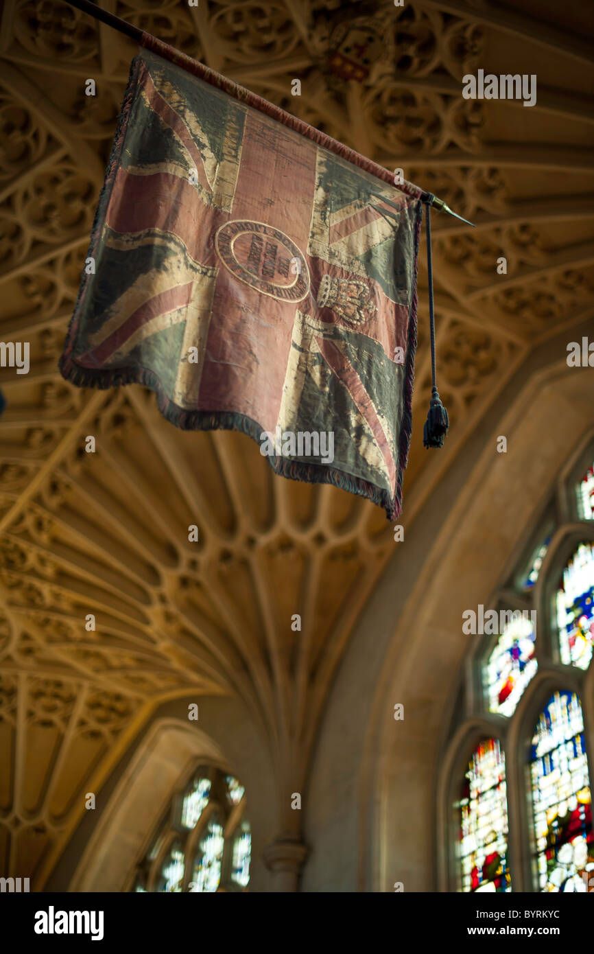 Somersetshire Light Infantry Regimental Colours Stock Photo