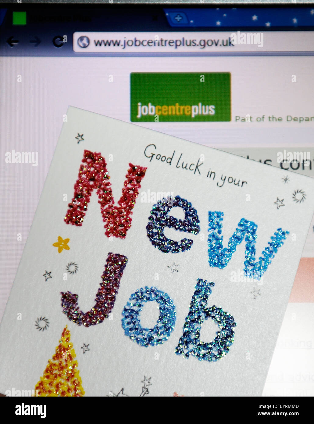 good luck in your new job england uk Stock Photo Alamy
