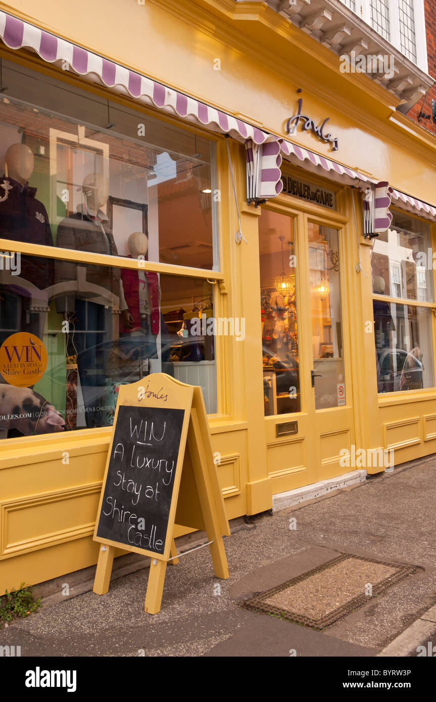The Joules clothing shop store in Southwold , Suffolk , England