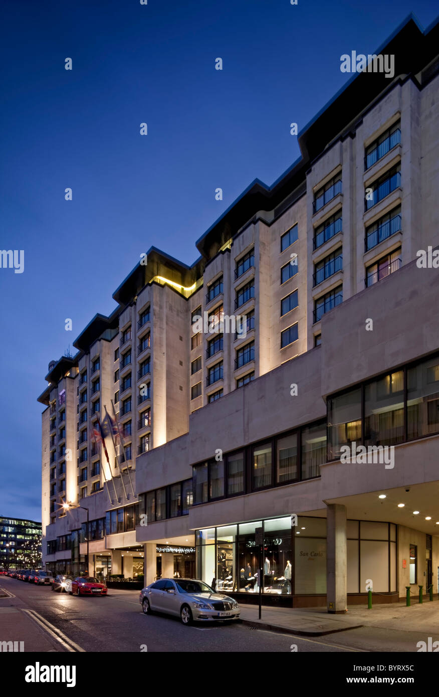 The Four Seasons Hotel, London at Park Lane. Re-opened in 2011. Stock Photo