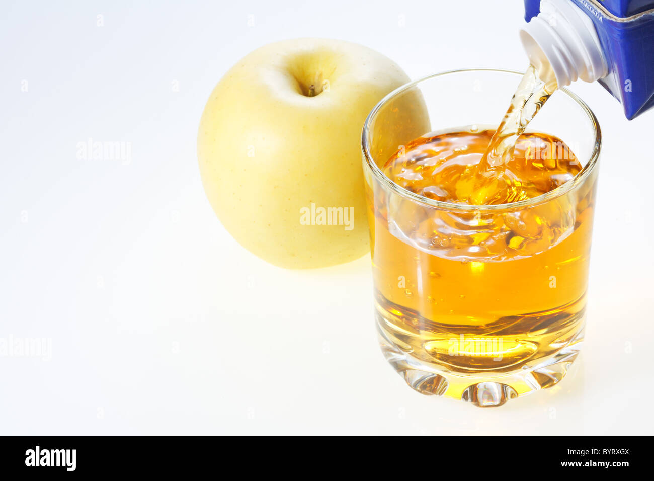 Download Yellow Apple And Glass Filling With Apple Juice Stock Photo Alamy PSD Mockup Templates