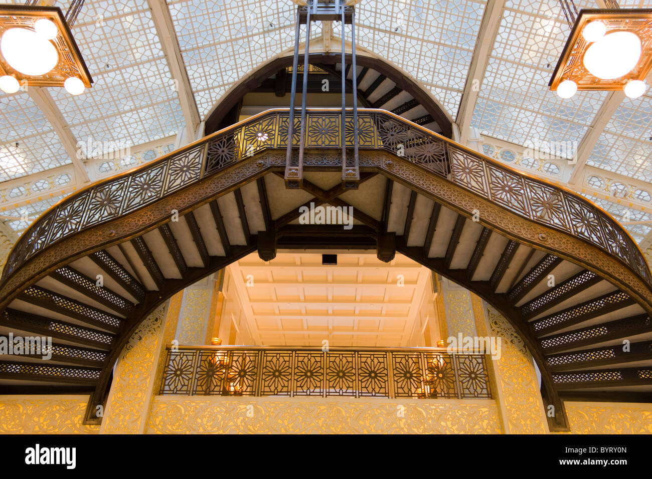 Frank lloyd wright staircase hi-res stock photography and images - Alamy