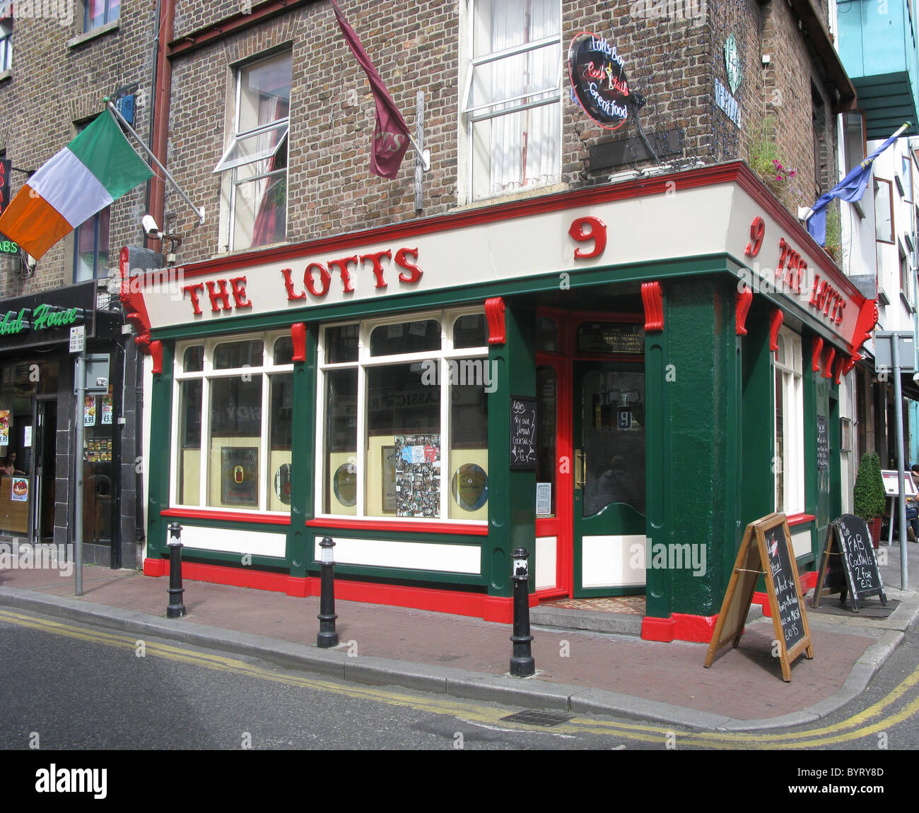 The Lotts bar pub temple Bar ireland Stock Photo