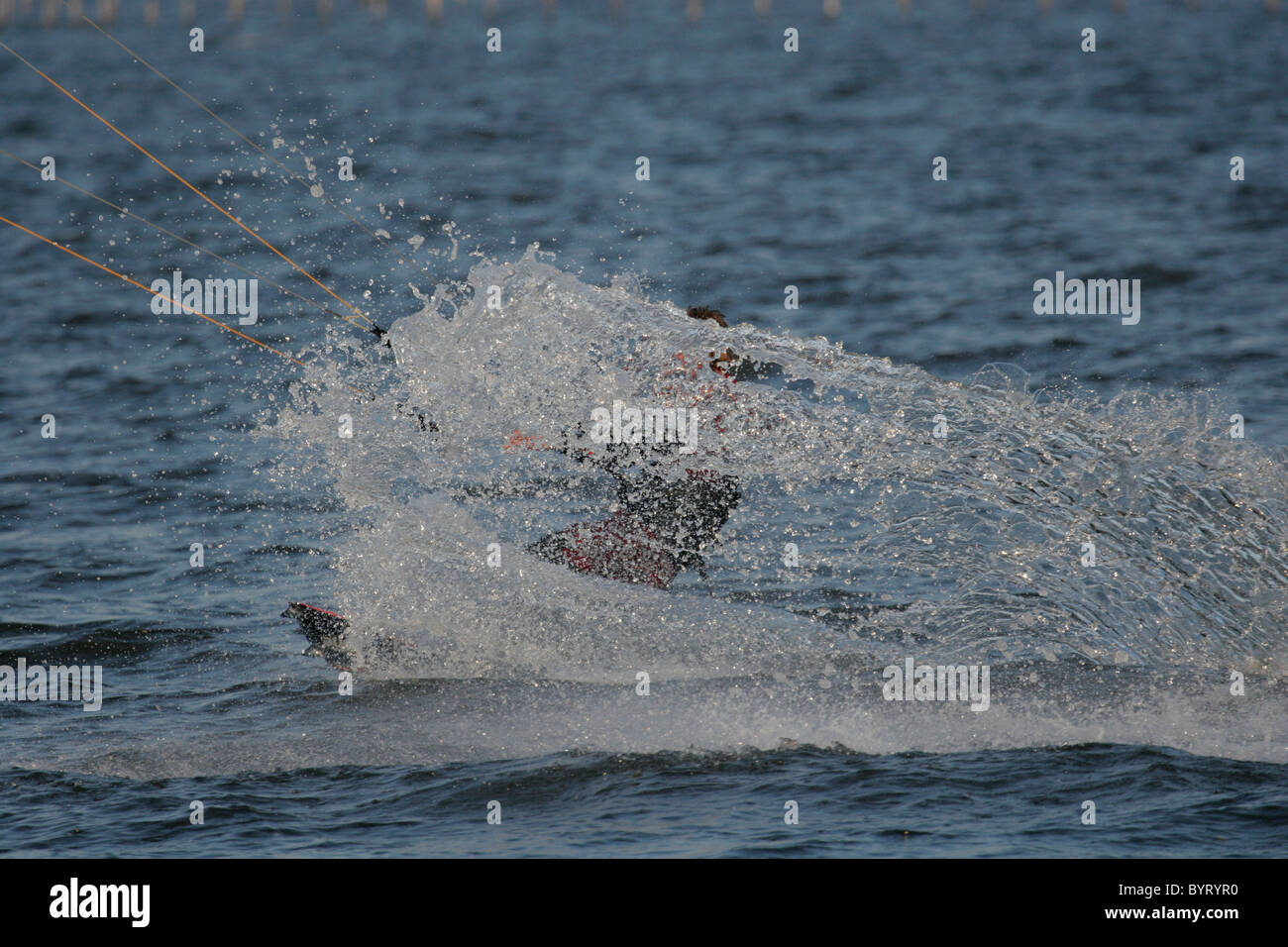 Kite surfing Stock Photo