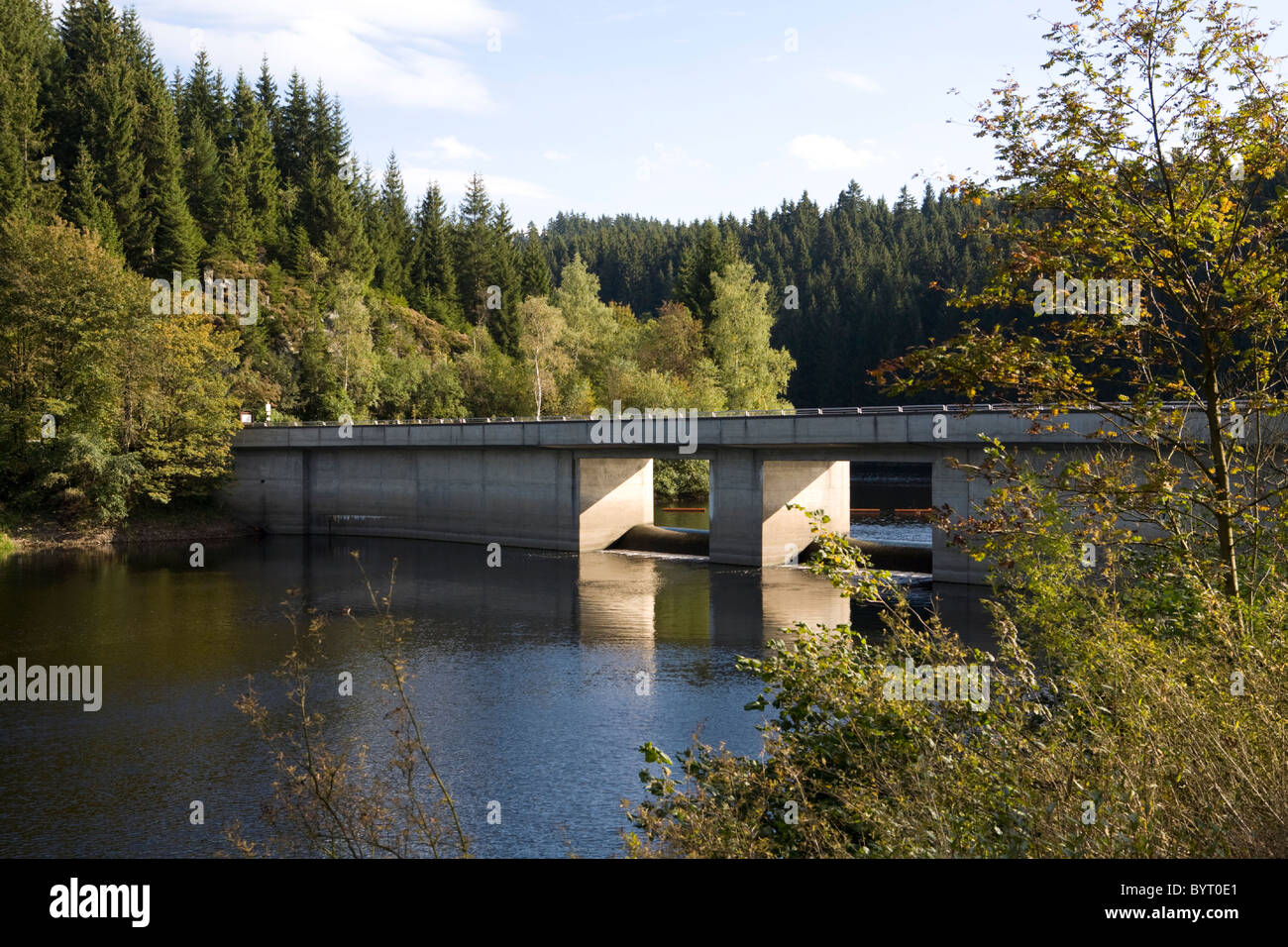 Storage Lake Oker Stock Photo