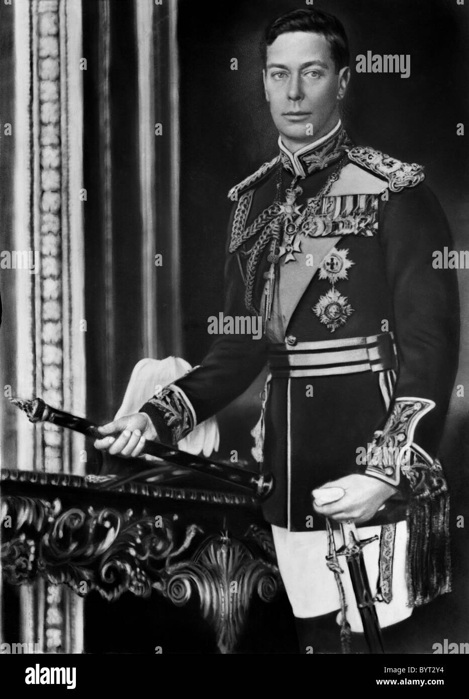 King George VI Stock Photo