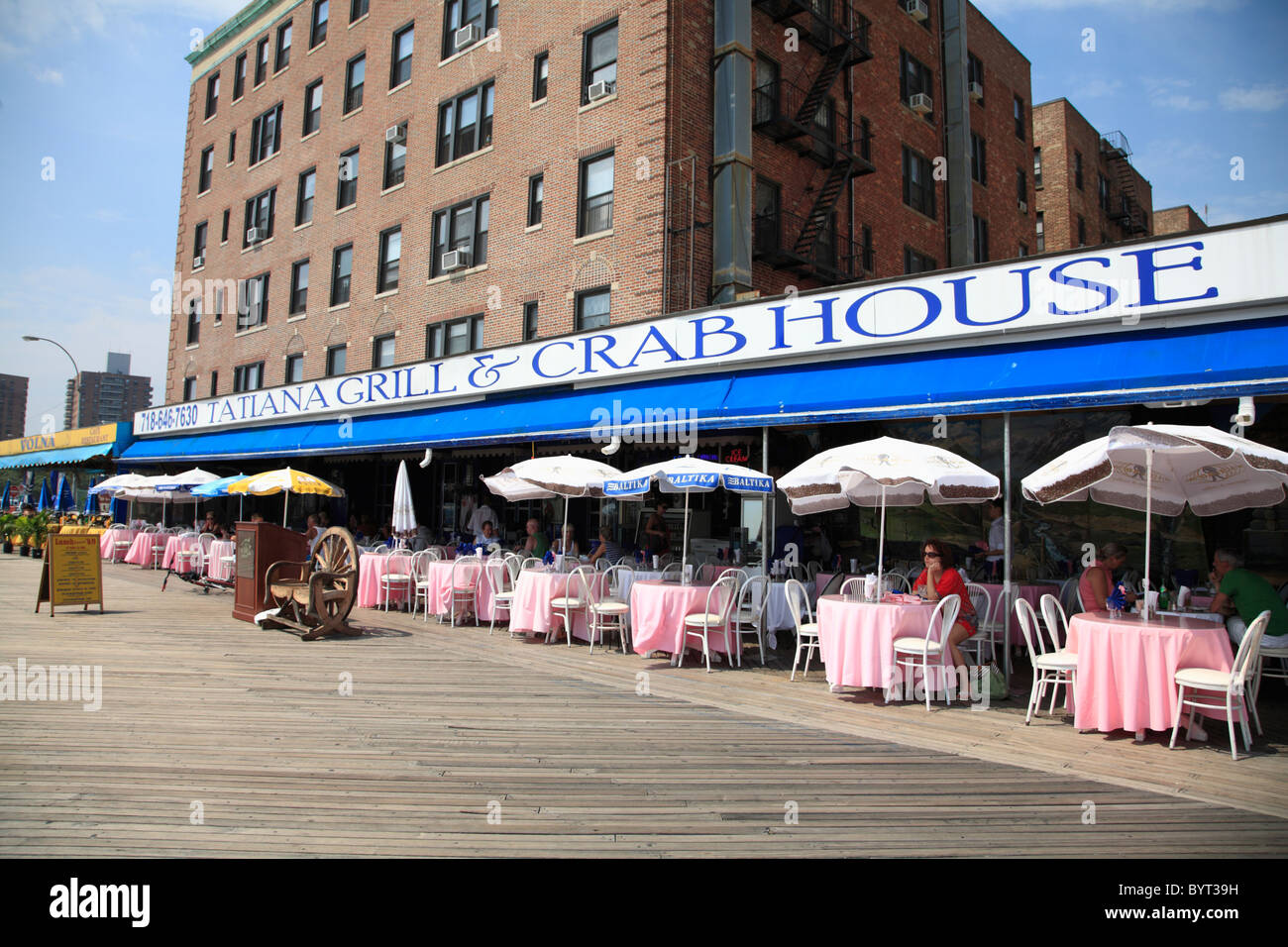Russian Restaurant, Brighton Beach, Little Russia, Boardwalk, Brooklyn