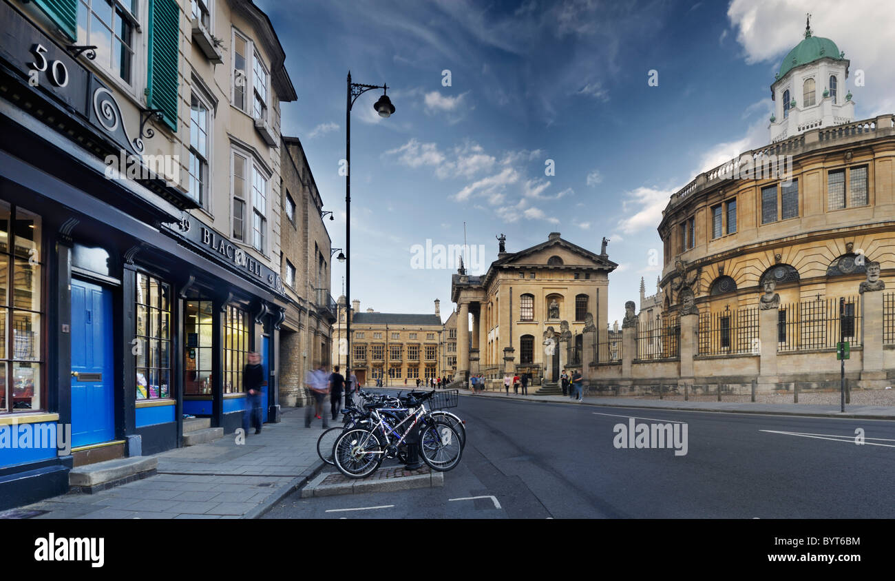 Broad street, Oxford, Oxfordshire Stock Photo Alamy