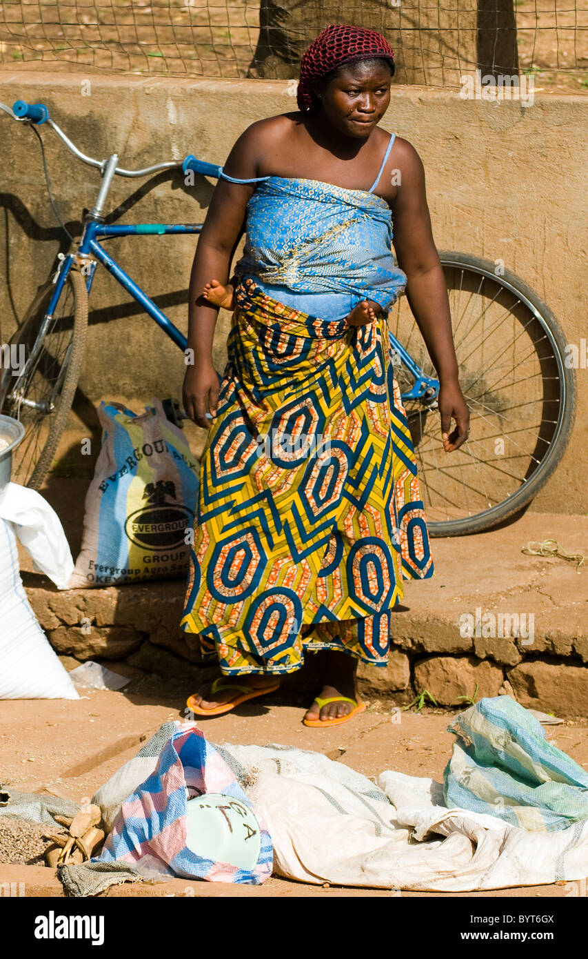 Market scene in Togo Stock Photo - Alamy