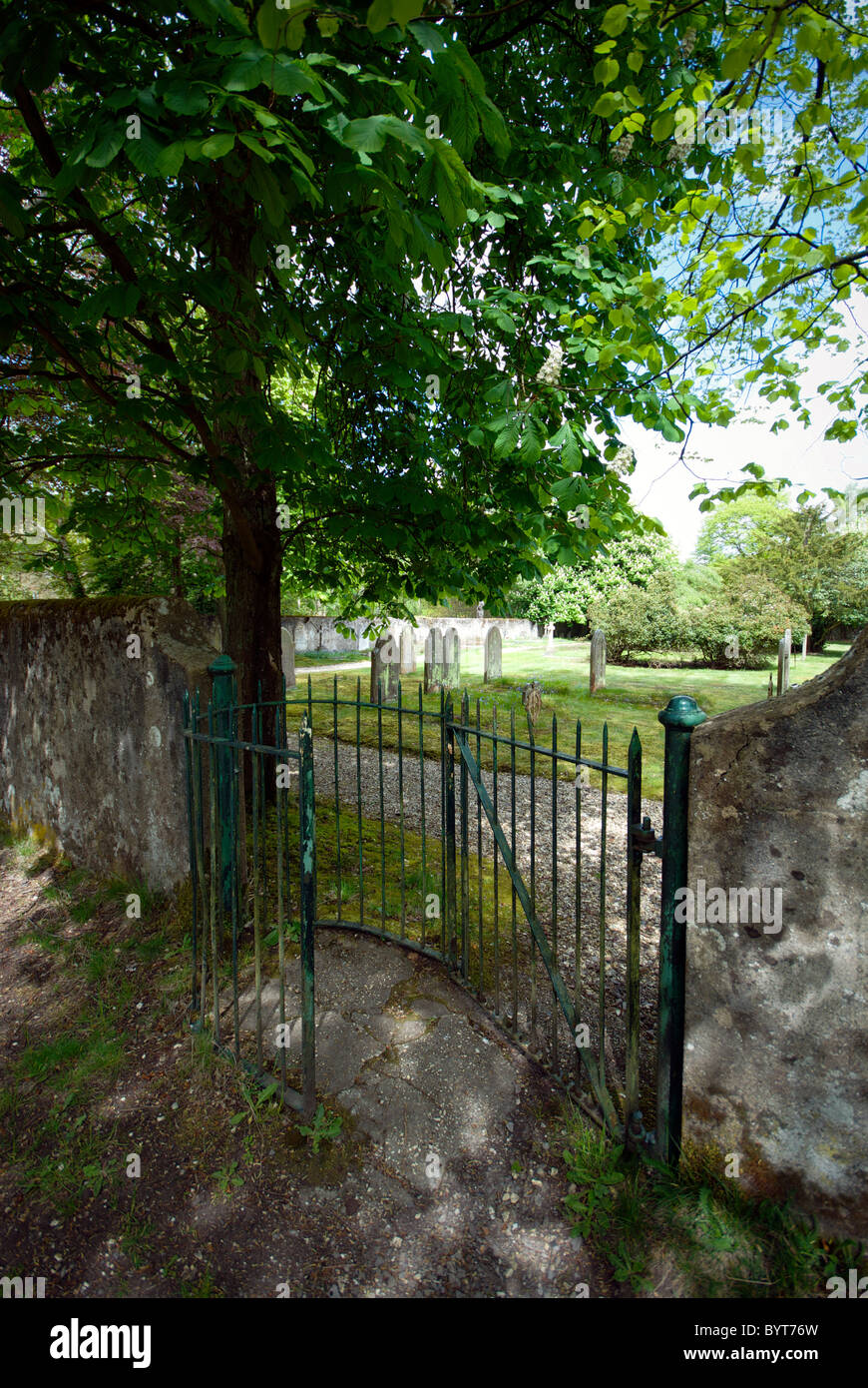 Upper Bucklebury Cemetery Berkshire England UK Kissing Gate Boundary upper-bucklebury-cemetery-berkshire-england-uk-kissing-gate-boundary