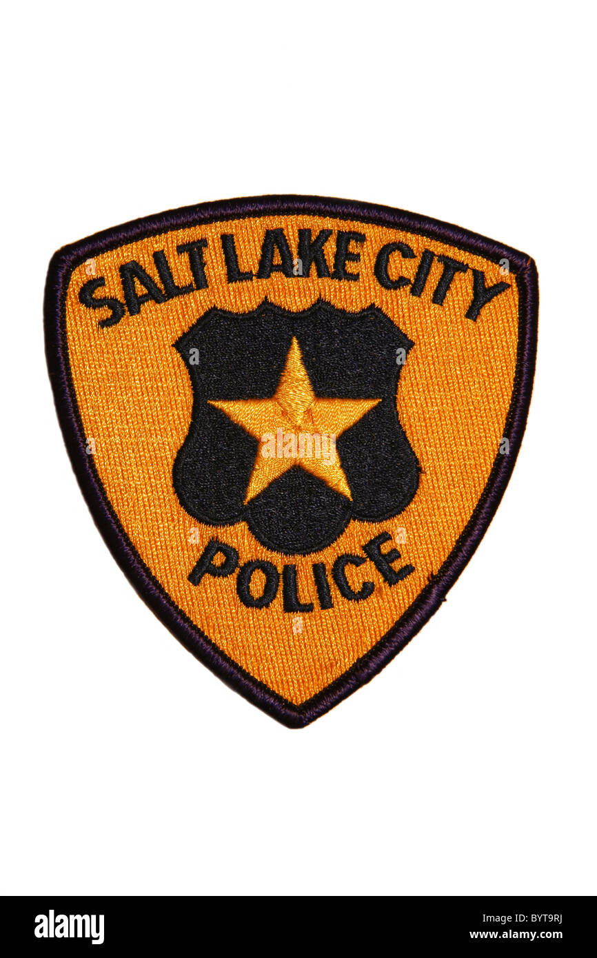 Salt Lake City Police patch Stock Photo