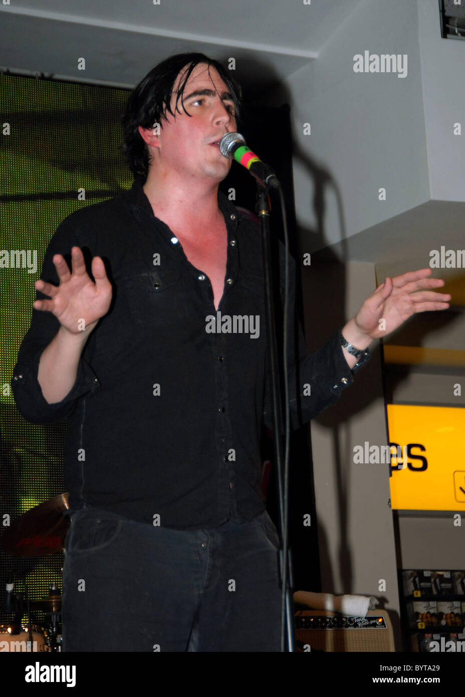 Eddie Argos Art Brut performs live and signs copies of their new CD 'It ...