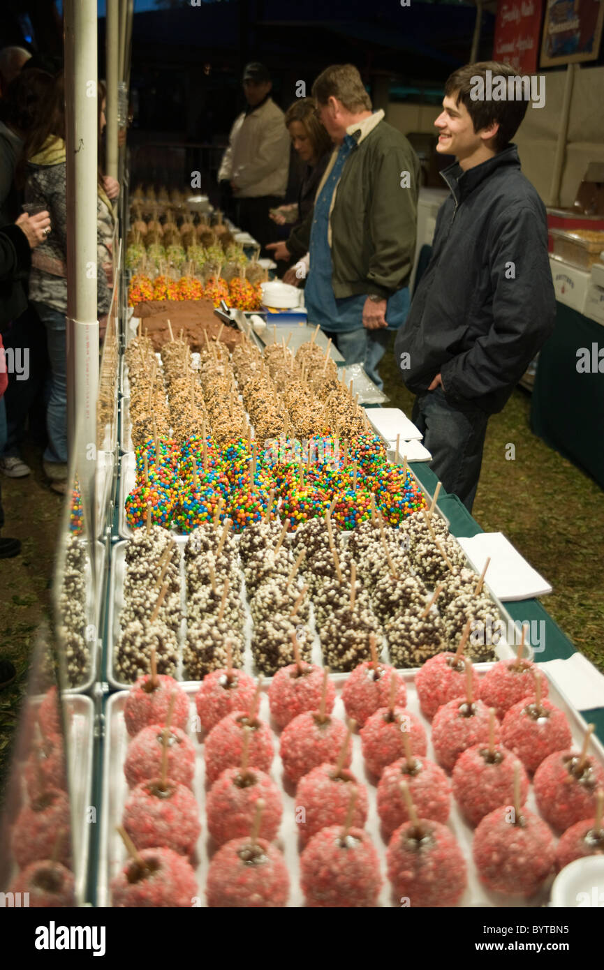 Candied apples at the Glendale Chocolate Affaire in Glendale, near