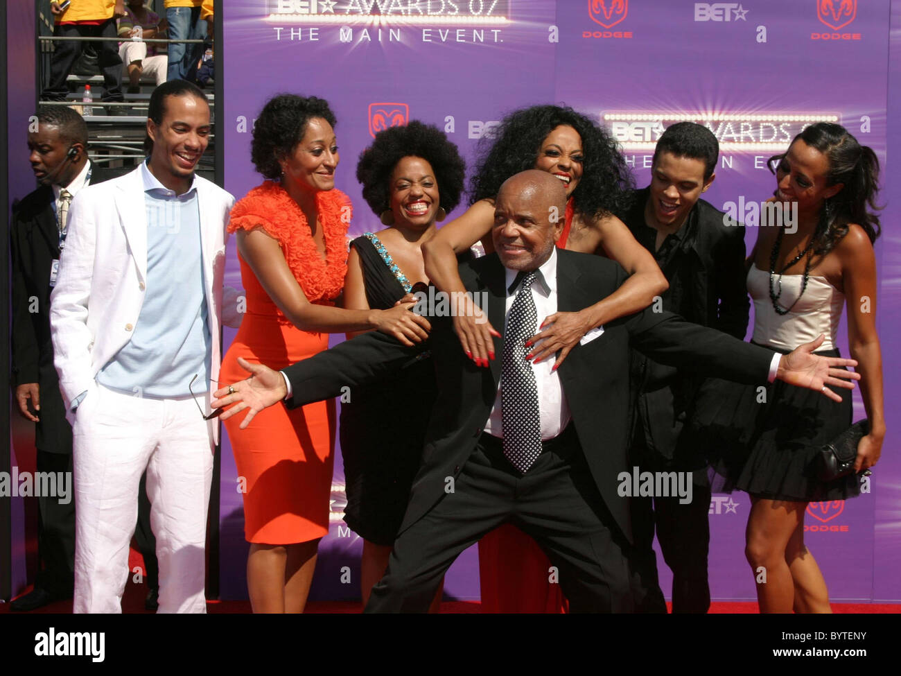 Diana Ross & Family, with Berry Gordy (Father of Rhonda Ross Stock Photo: 34344519 - Alamy
