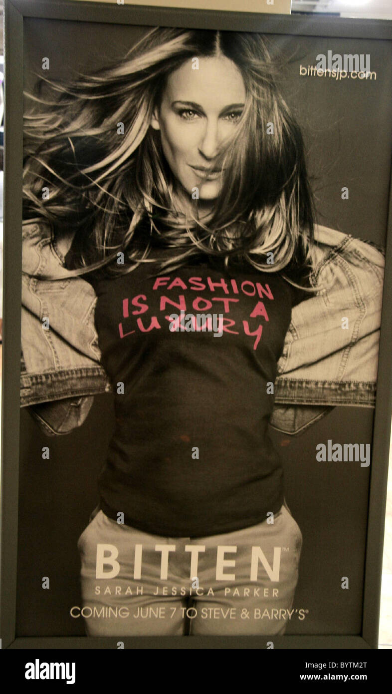 Sarah Jessica Parker - her new label ‘Bitten’ Store opening at ‘Steve