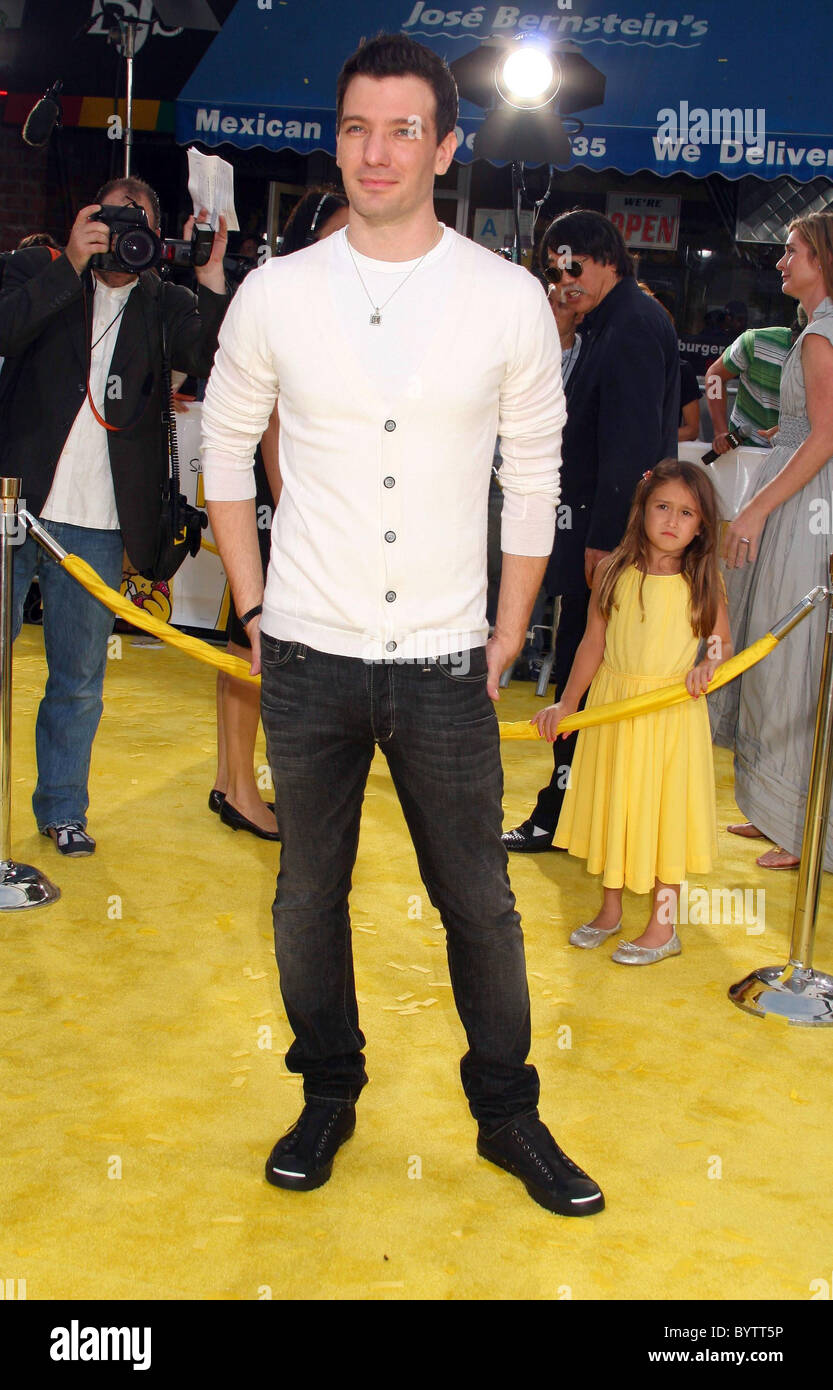 JC Chasez 'The Simpsons Movie' premiere at the Mann Village Theater