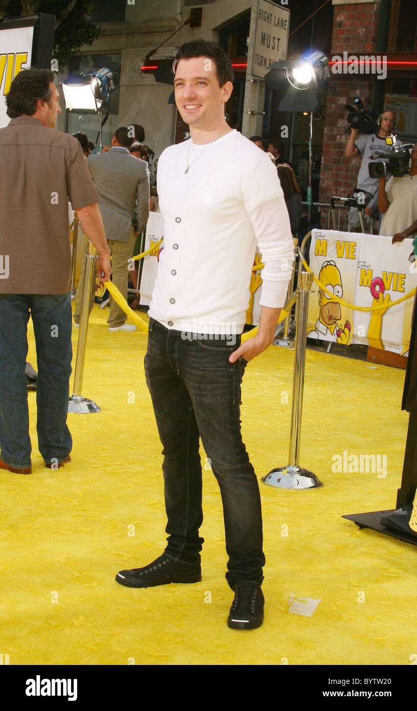 JC Chasez 'The Simpsons Movie' World Premiere Arrivals held The Mann