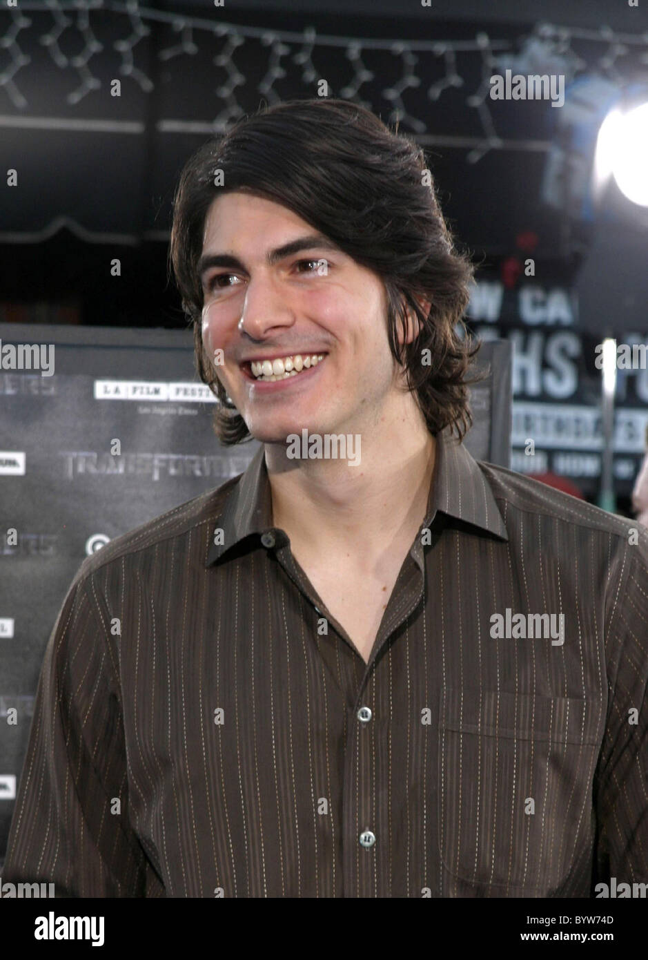 Brandon Routh Premiere of 'Transformers' held at the Mann Village ...