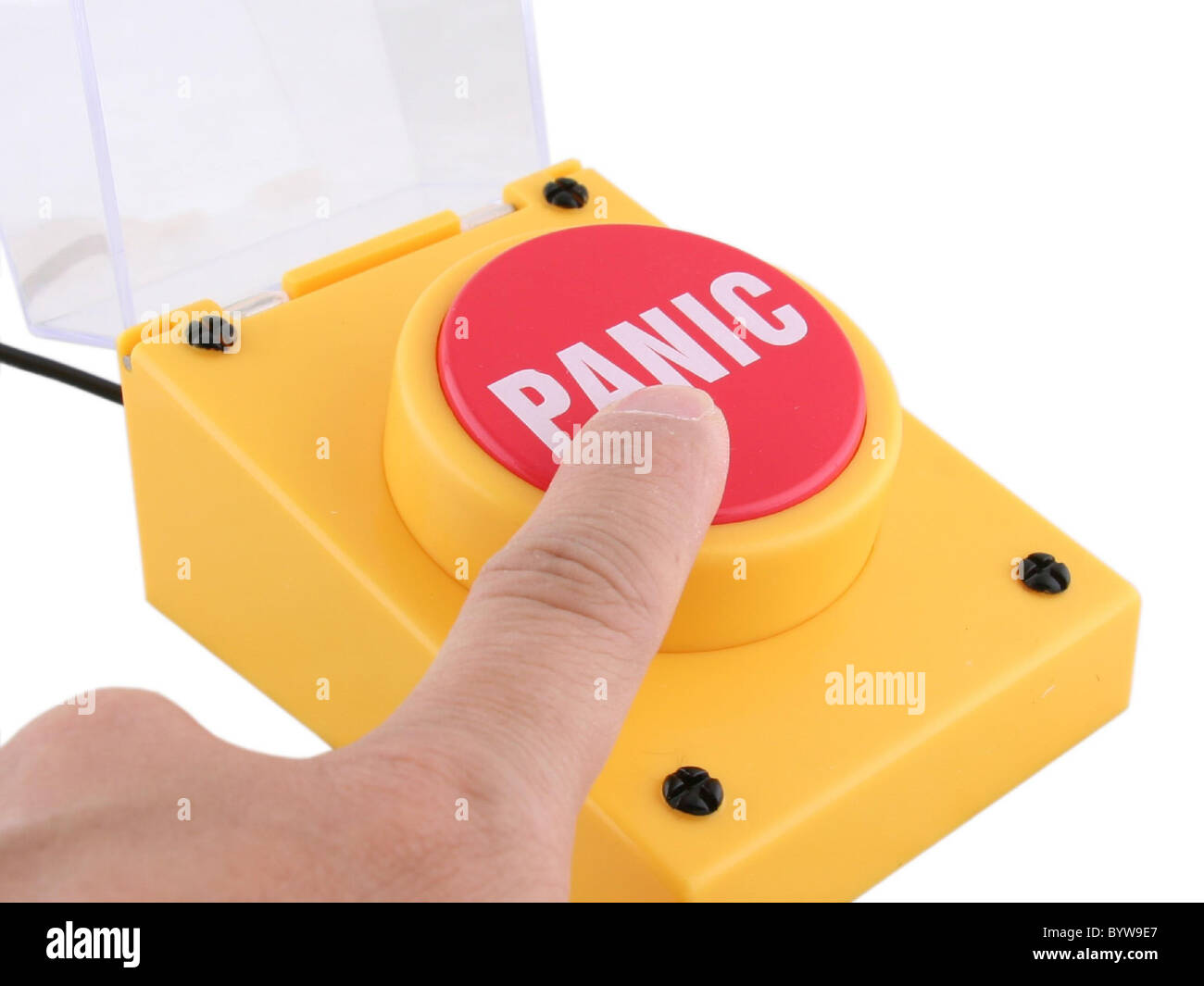 Panic Button Not exactly discreet, this USB-powered Panic Button is  intended to be used as a stress relief or an instant Stock Photo - Alamy