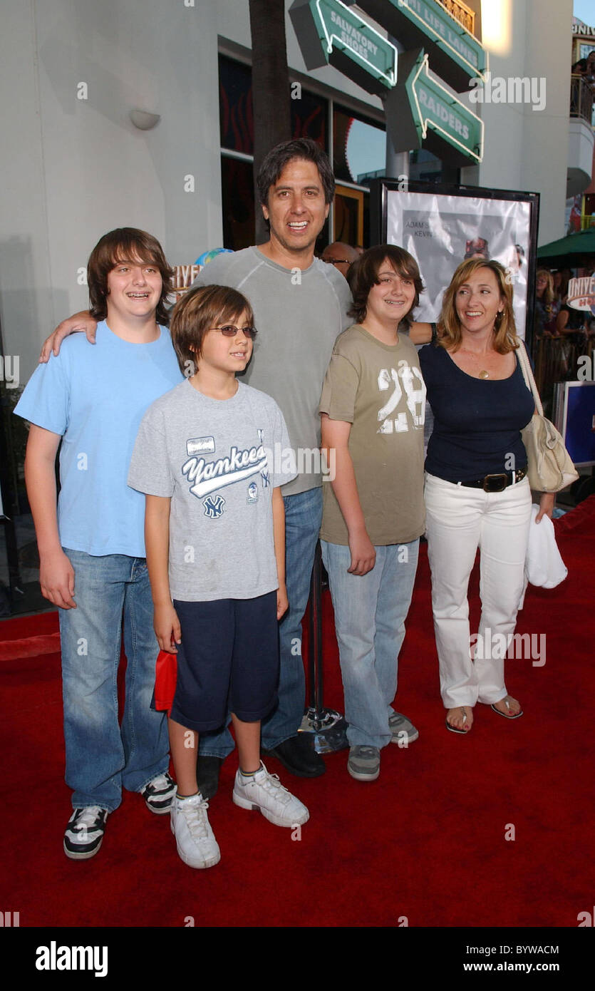 Ray Romano and family 'I Now Pronounce You Chuck & Larry' World Premiere at Gibson Amphitheatre and Citywalk Cinemas Universal Stock Photo
