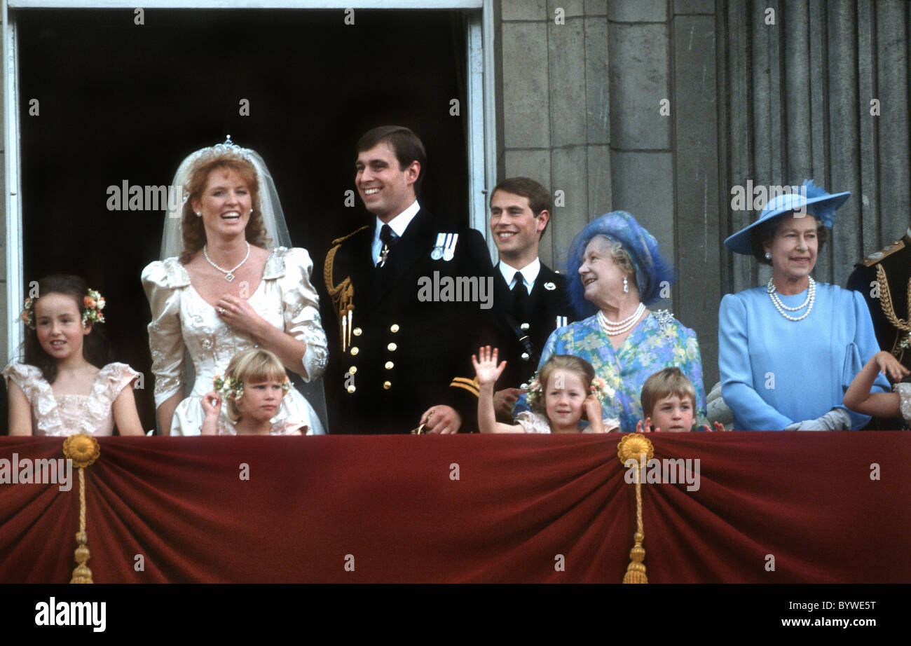 Prince andrew and sarah ferguson wedding hi-res stock photography and ...