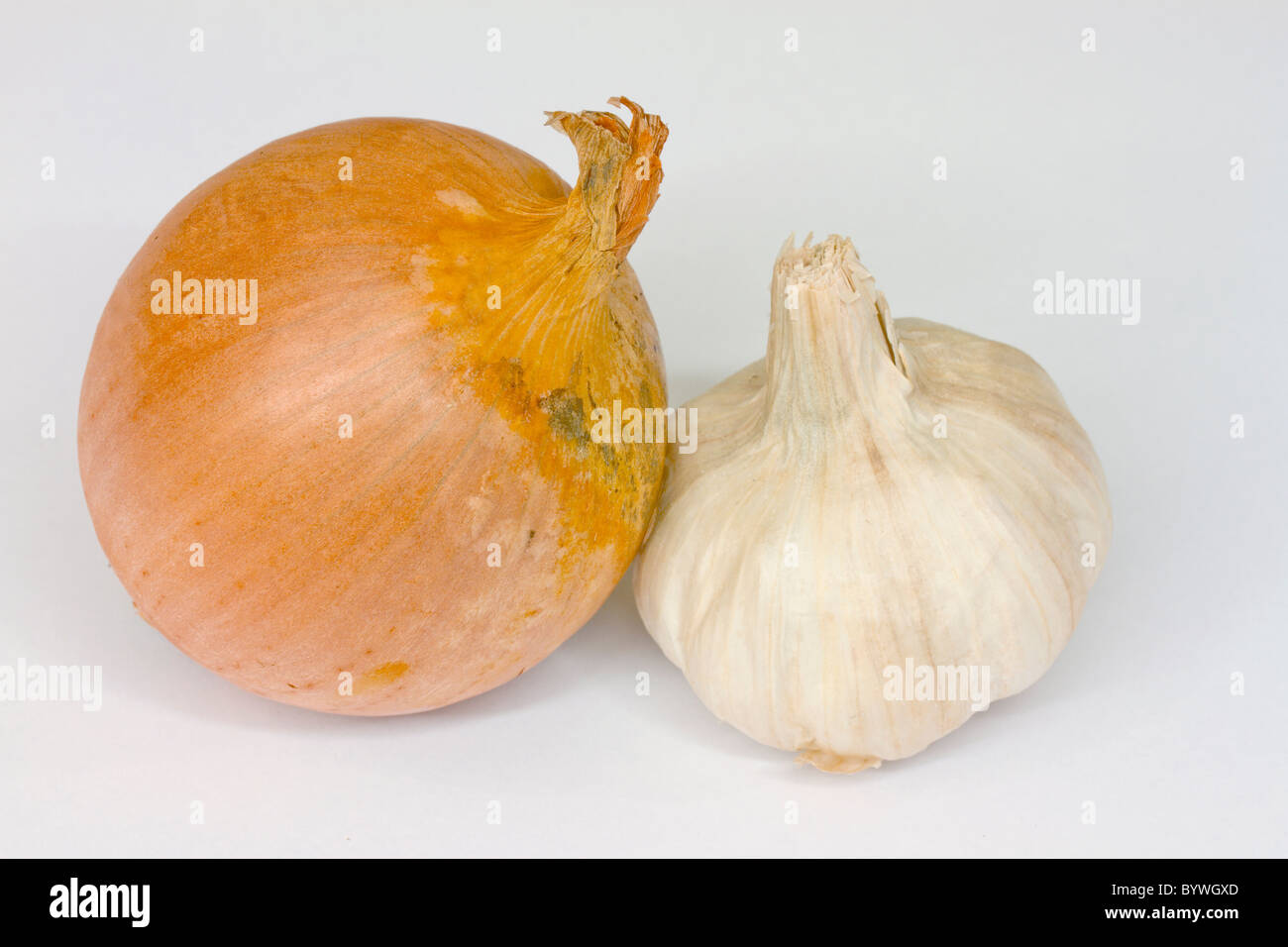 Onion and garlic Stock Photo