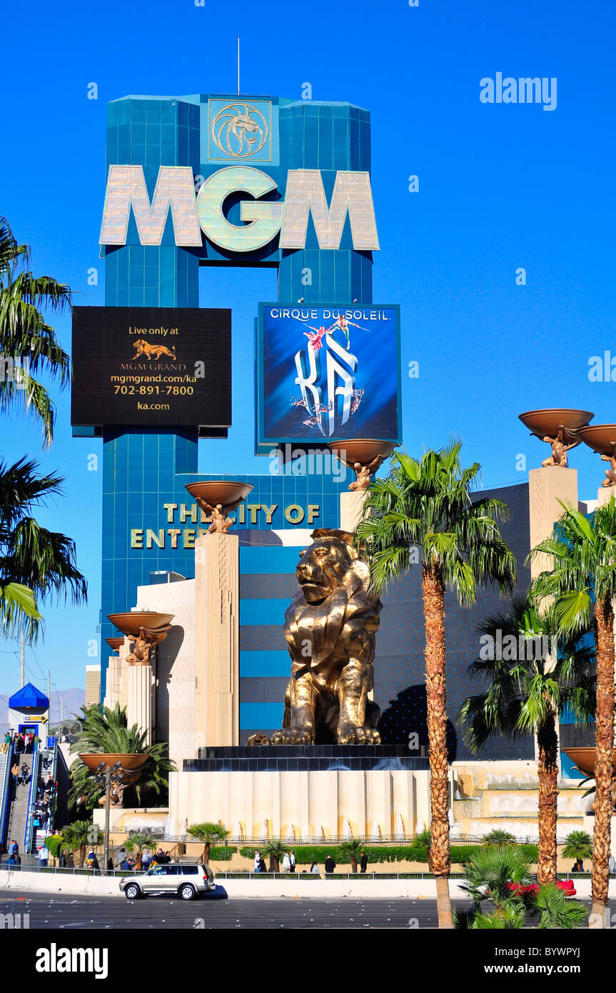 MGM, Las Vegas, Nevada, USA Stock Photo