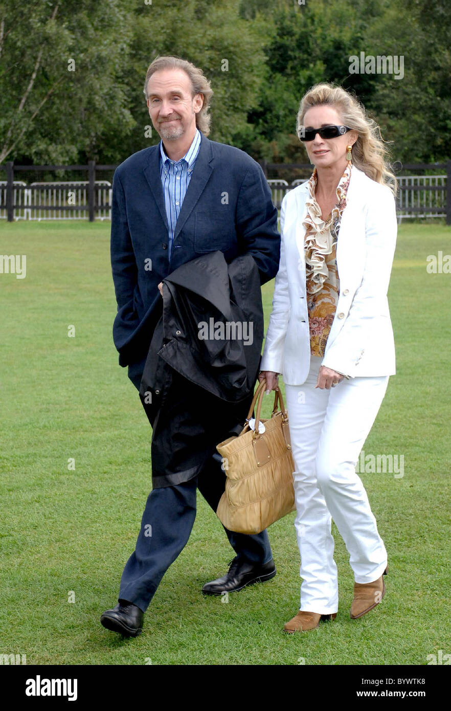Mike Rutherford and guest Cartier International Polo Guards Polo Club ...