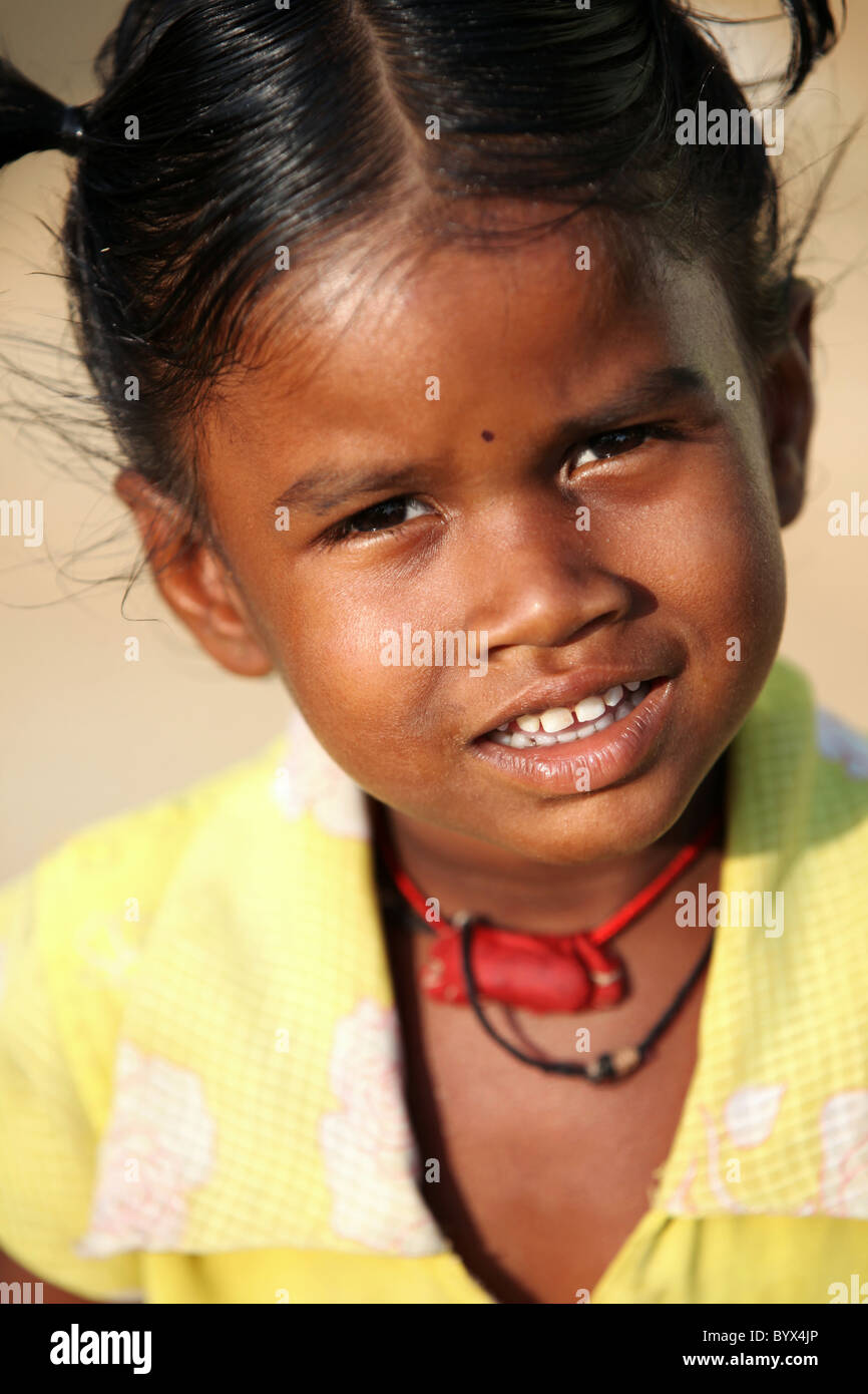 girl Andhra Pradesh South India Stock Photo - Alamy