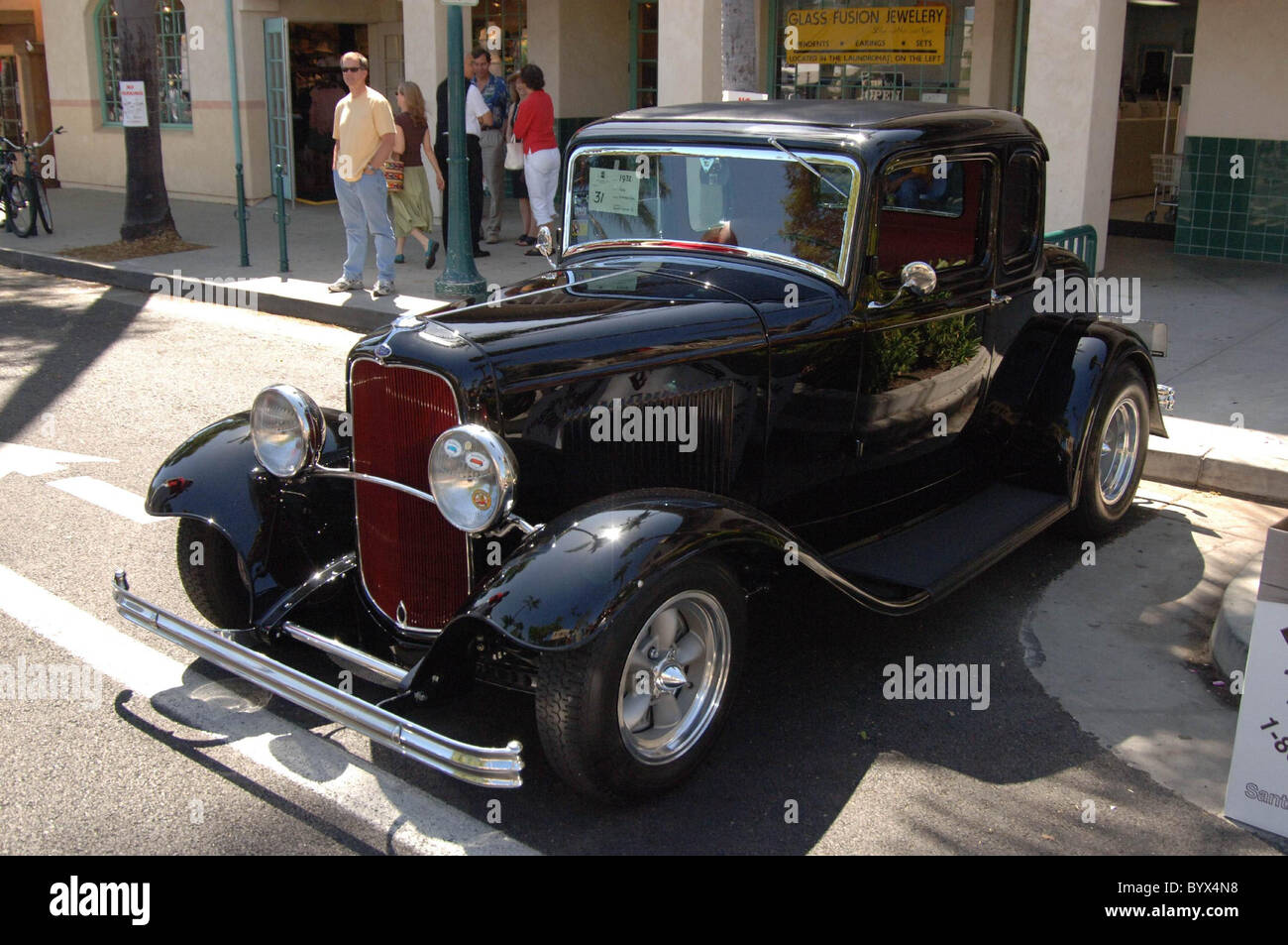 Rods and Roses car show held at the International Hall of Fame ...