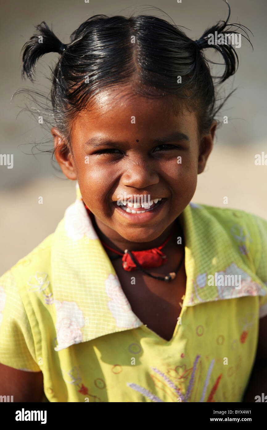 girl Andhra Pradesh South India Stock Photo - Alamy