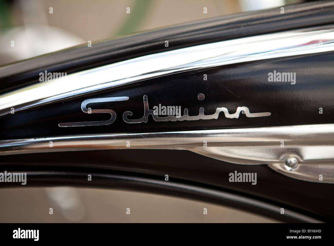 Antique Bicycle detail in Puerto Rico Stock Photo