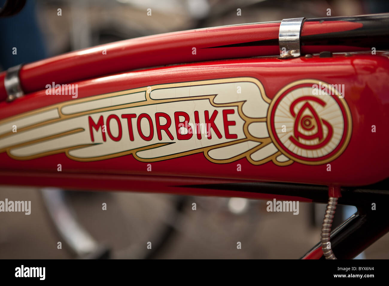 Antique Bicycle detail in Puerto Rico Stock Photo