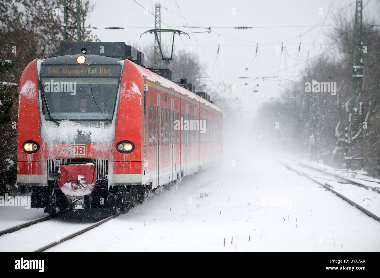 Local passenger train, Germany Stock Photo Alamy