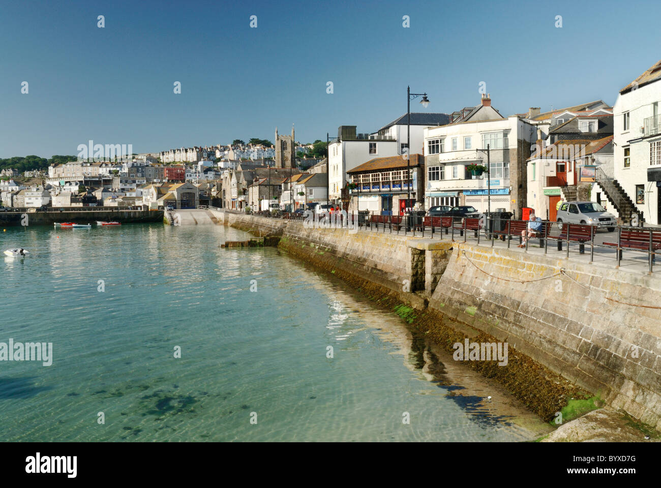 Harbour At St Ives cornwall england uk Stock Photo Alamy harbour-at-st-ives-cornwall-england-uk-stock-photo-alamy