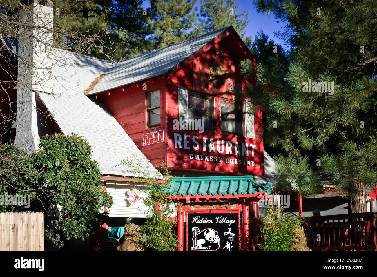 Mountain Village of Idyllwild, California Stock Photo Alamy