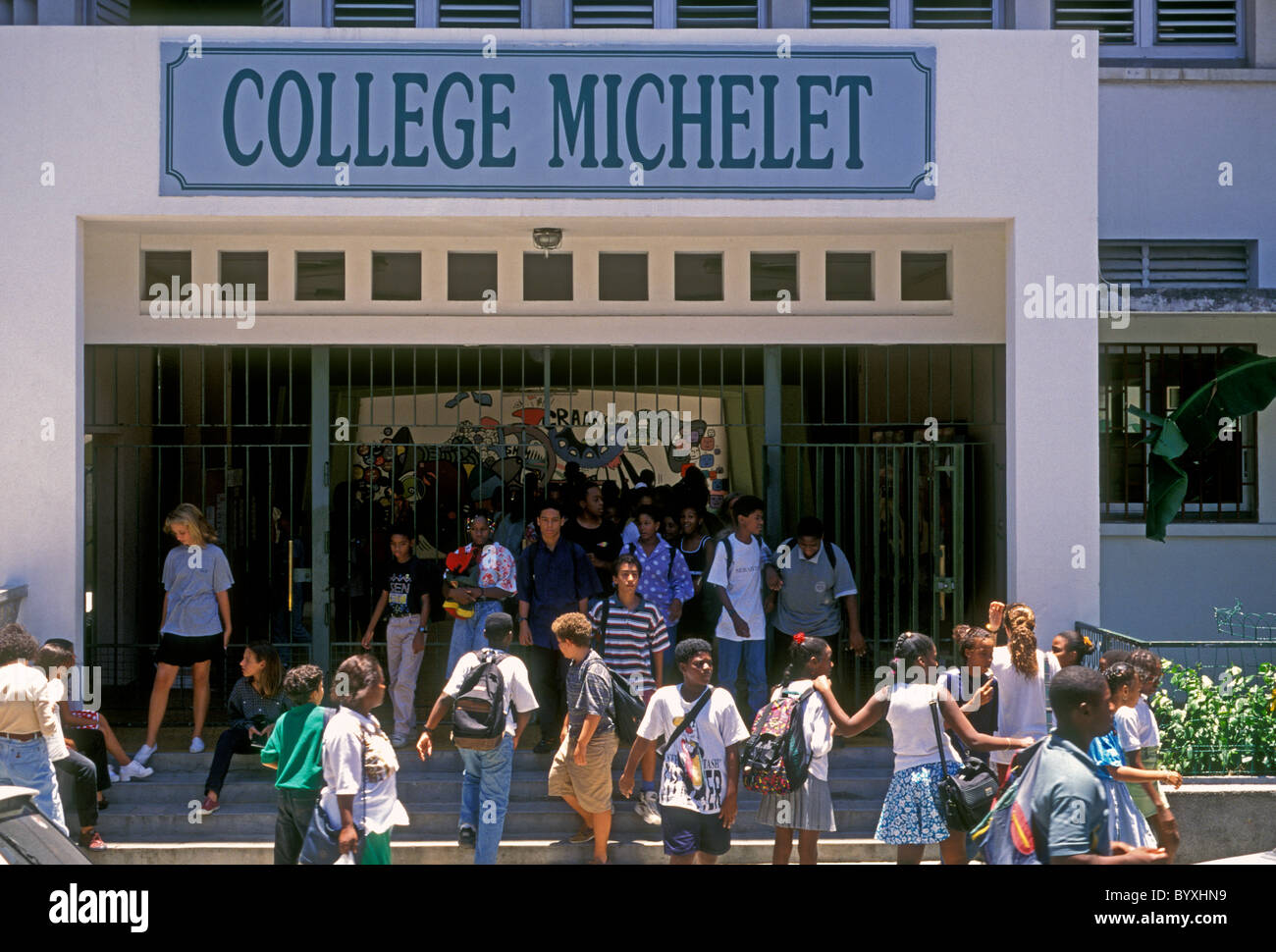 French students, students, schoolgirls, classmates, College Michelet