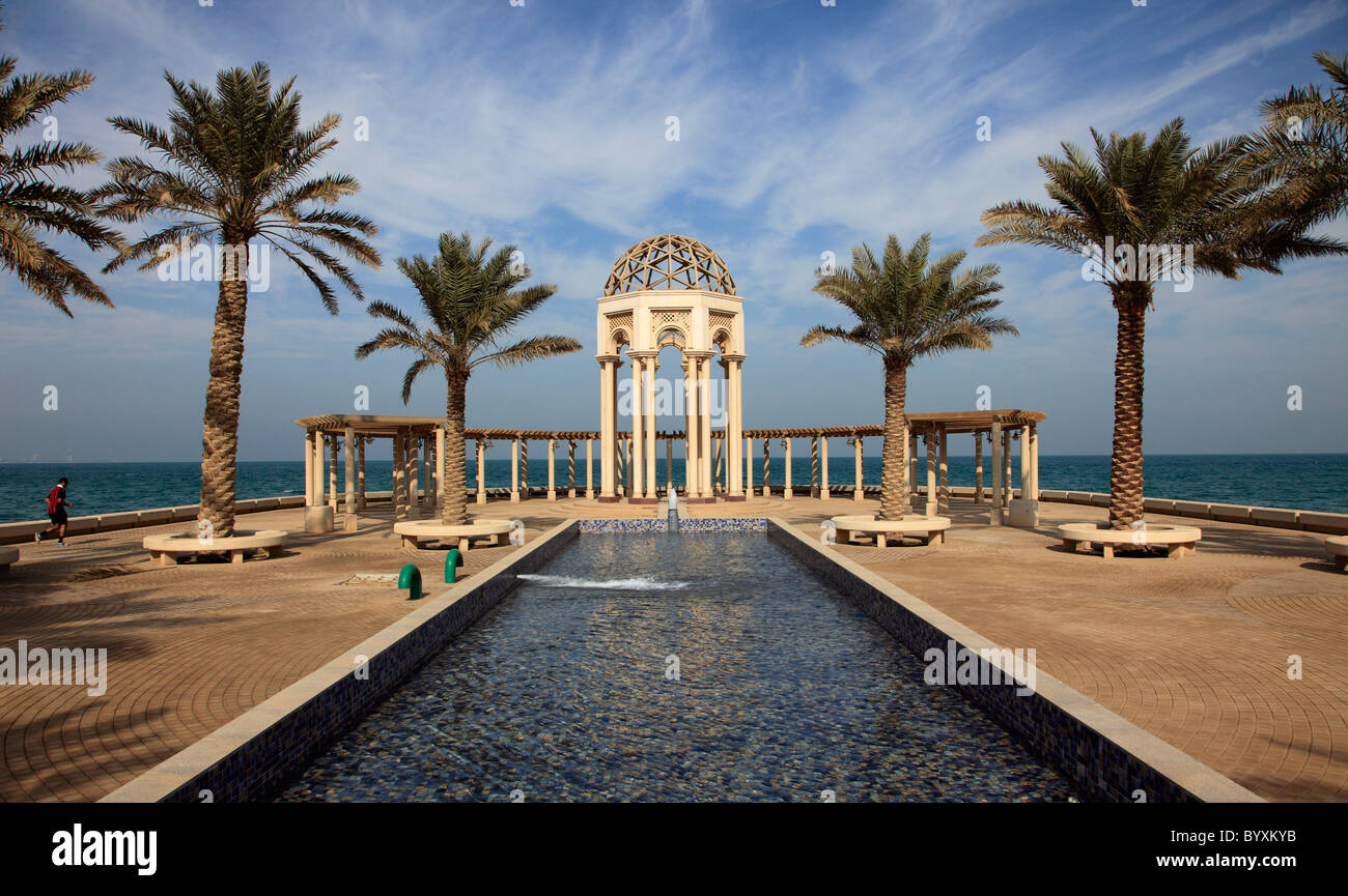 Kuwait, Kuwait City, Arabian Gulf Street, Corniche, Stock Photo
