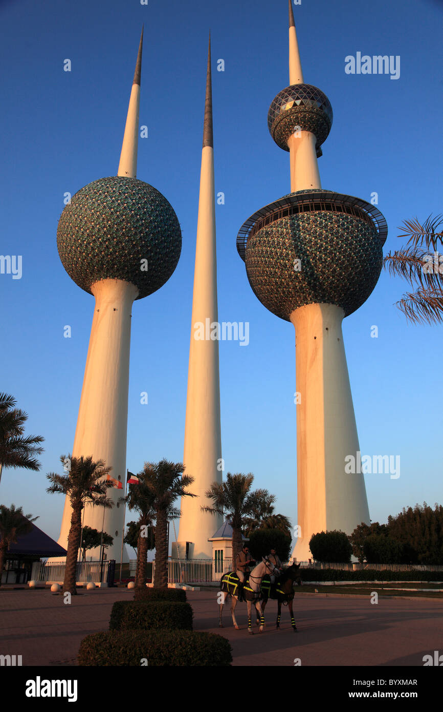 Kuwait, Kuwait City, Kuwait Towers Stock Photo Alamy