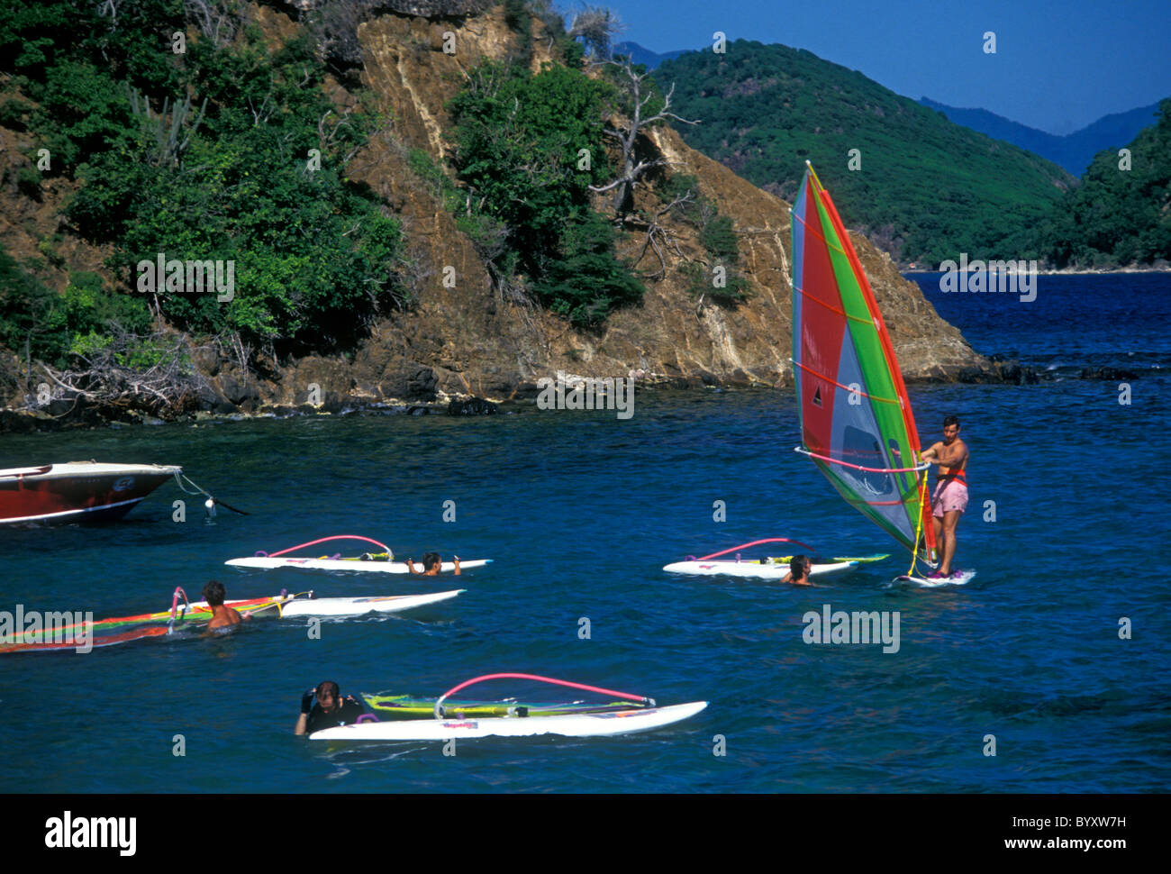 windsurfer, windsurfing, La Batterie, plage, beach, TerredeHaut