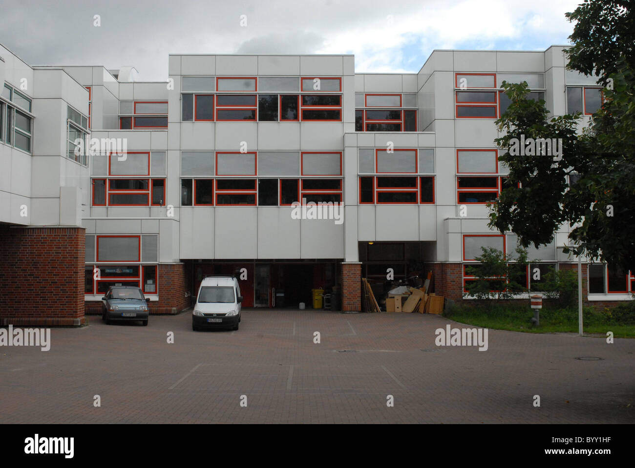 John F. Kennedy School in Berlin's Zehlendorf neighborhood. Brad Pitt
