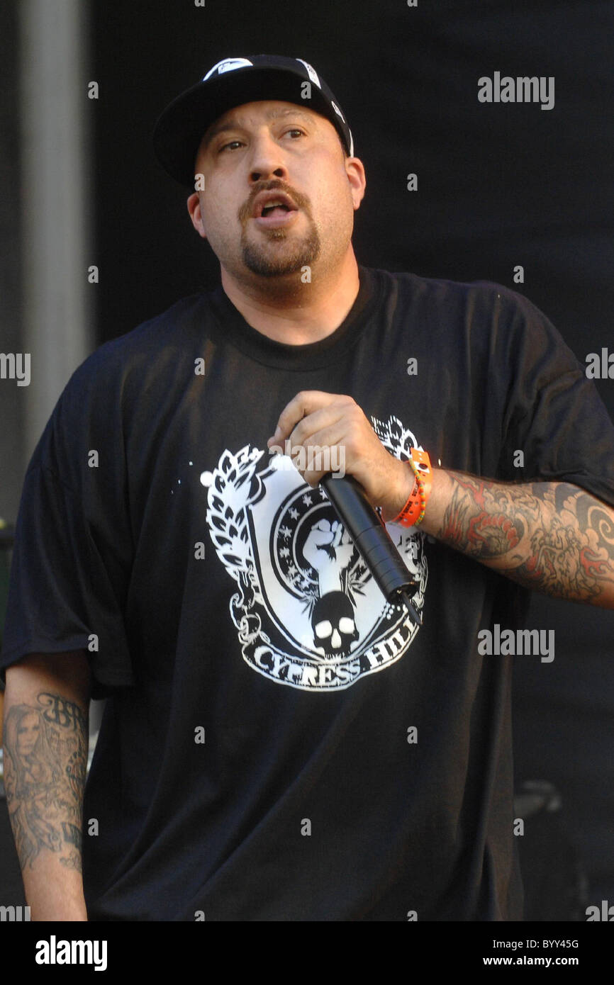 B-Real of Cypress Hill Rock the Bells Concert Randall's Island New York ...