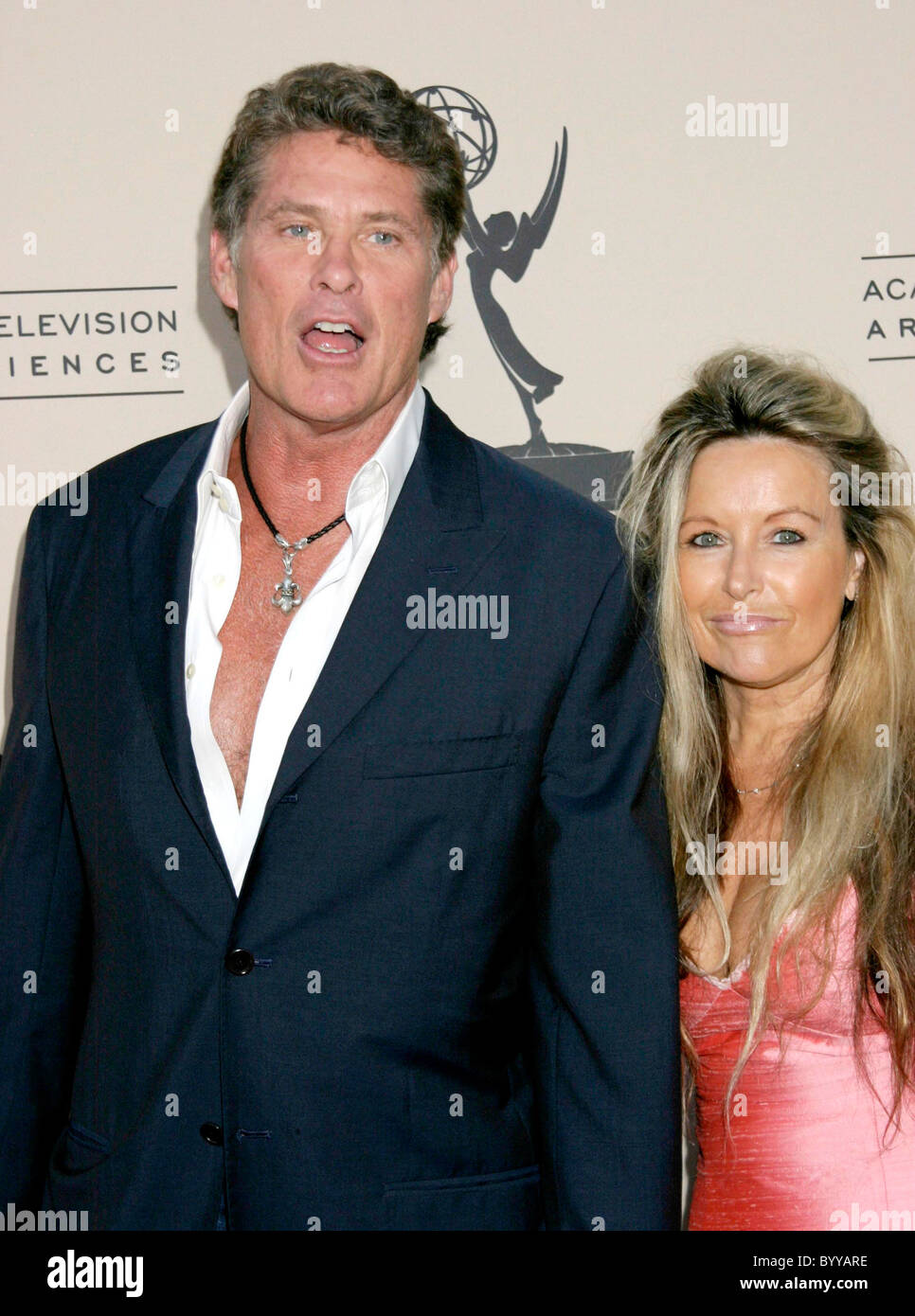 David Hasselhoff and Michele Lilley Academy of TV Stunts Peer