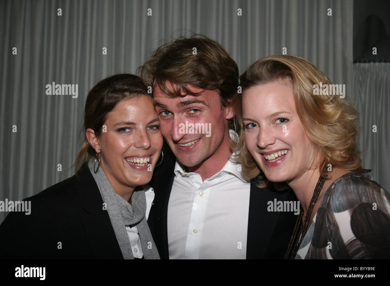 Anne von Bismarck, Johann Christian von Donner, Jennifer Graefin von Bernstorff Grand opening of the Icepeak Vodka Lounge. With Stock Photo