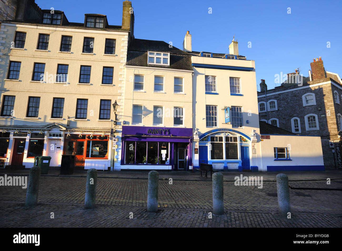 The Barbican in Plymouth, Devon, UK Stock Photo Alamy