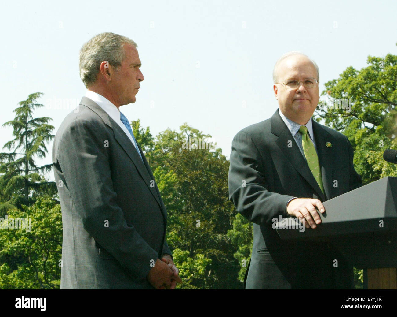 President W. Bush and Karl Rove Karl Rove , Deputy Chief of