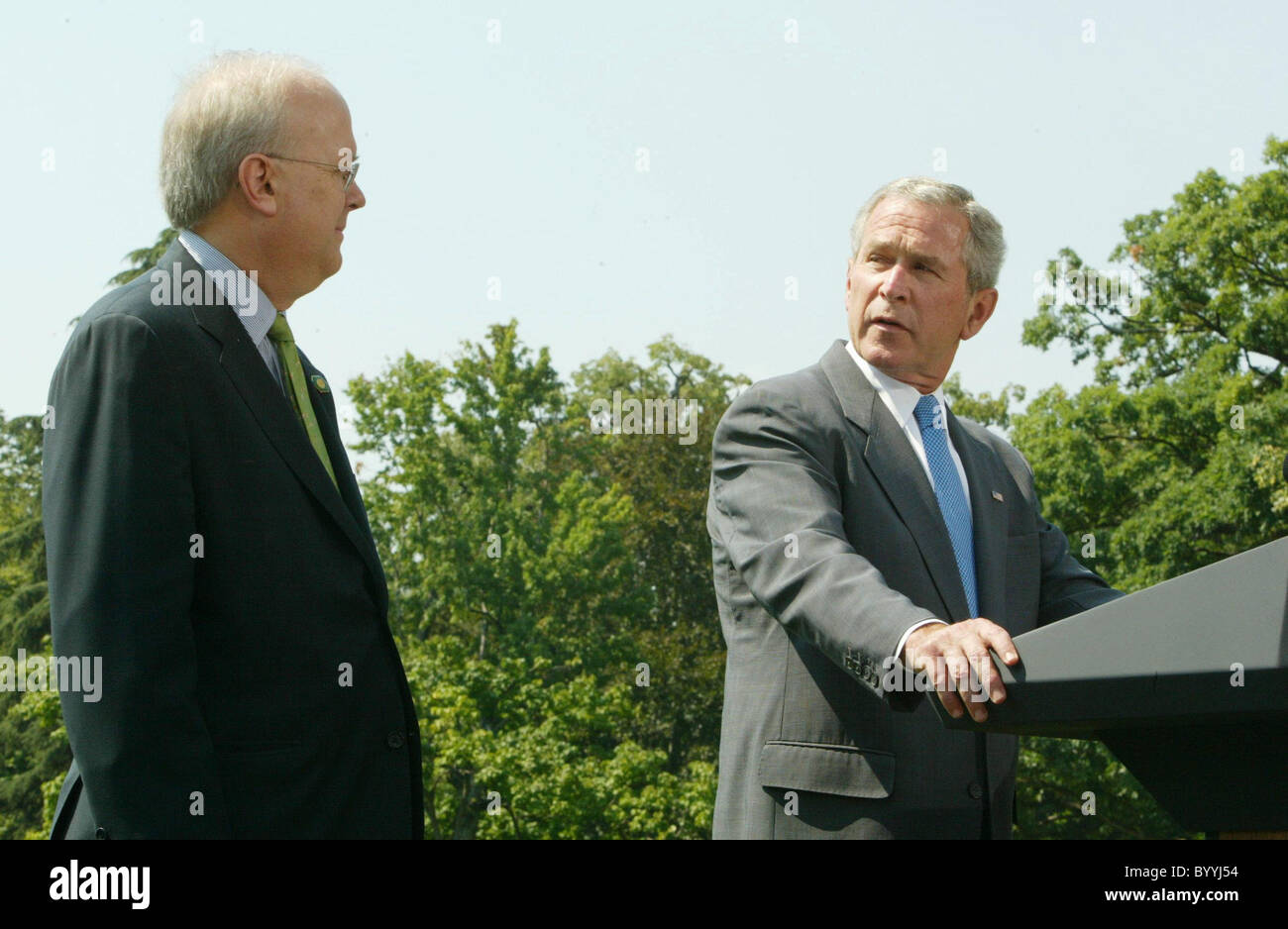Karl Rove and President W. Bush Karl Rove , Deputy Chief of
